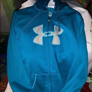Under armor zip up sweater